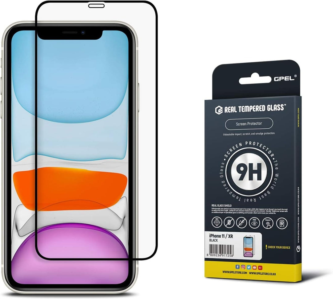 GPEL Screen Protectors Clear iPhone XR Glass Protector - GPEL