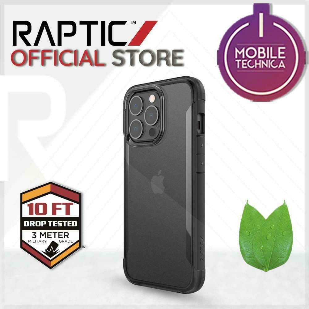 Raptic Cases & Covers iPhone 13 Pro / Black / Case Only For Apple iPhone 13 Pro Max Case Raptic Terrain Biodegradable Sustainable Cover