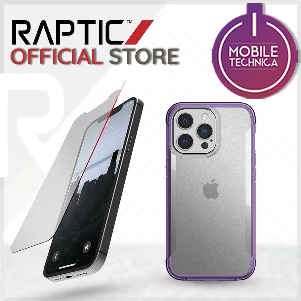 Raptic Cases & Covers iPhone 13 / Purple / with Raptic Glass Full Coverage For Apple iPhone 13 Pro Max Case Raptic Terrain Biodegradable Sustainable Cover