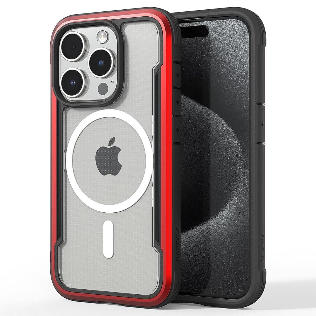 Raptic Cases & Covers iPhone 15 Pro / Red Raptic Shield MagSafe iPhone 15 Case