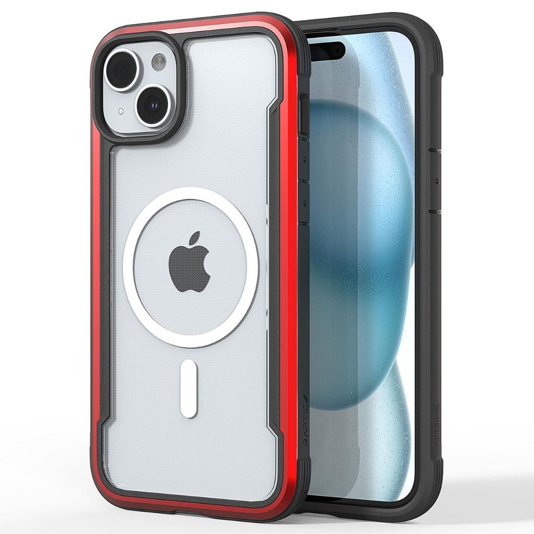 Raptic Cases & Covers iPhone 15 / Red Raptic Shield MagSafe iPhone 15 Case