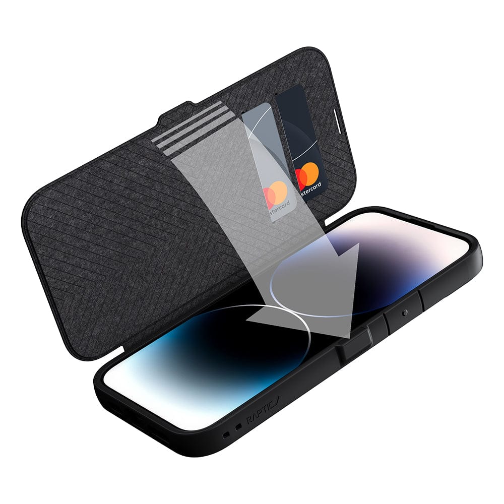 Raptic Cases & Covers iPhone 15 Wallet Case - Raptic Urban Folio