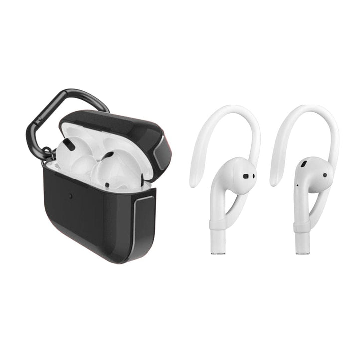 Raptic Cases & Covers Raptic Trek Airpods case with Hook - Black
