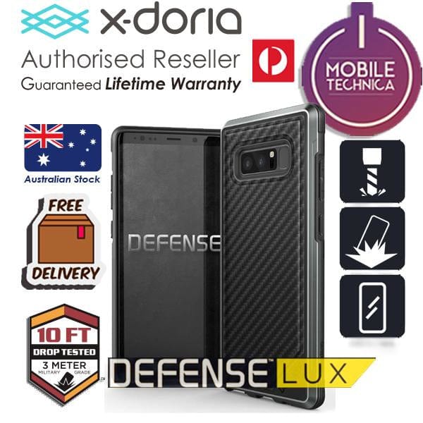 Raptic Cases & Covers X-Doria Defense Lux 3M Drop Certified Case Samsung Galaxy Note 8