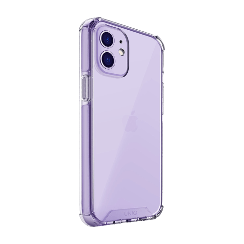 Purple Iphone 12 Clear Case Iphone 12 Purple Clear Case Ultra