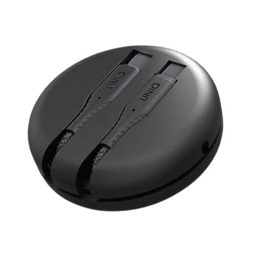 UNIQ Charging Cable UNIQ Samsung Wired Cable Organiser (1.2m USB-C to USB-C Cable) - Black