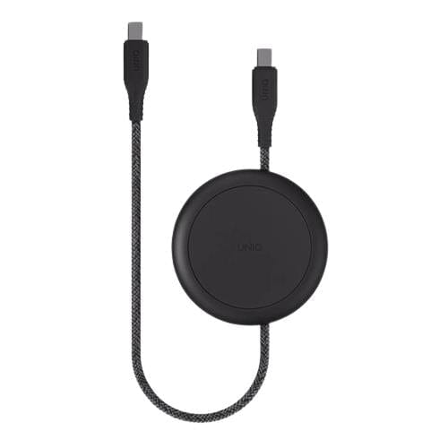 UNIQ Charging Cable UNIQ Samsung Wired Cable Organiser (1.2m USB-C to USB-C Cable) - Black