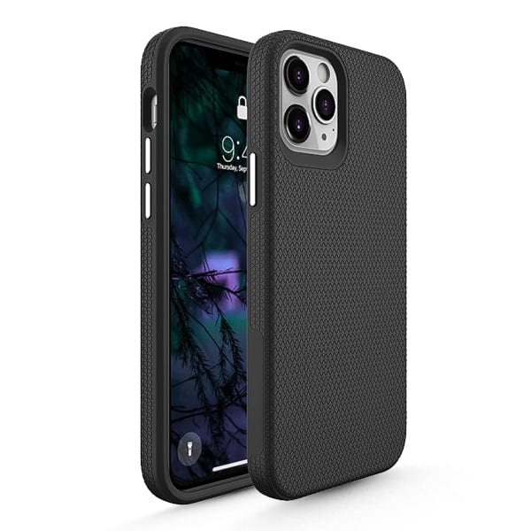 Urban Cases & Covers Black Urban Pyramid Grip Case Apple iPhone 12 Pro Max