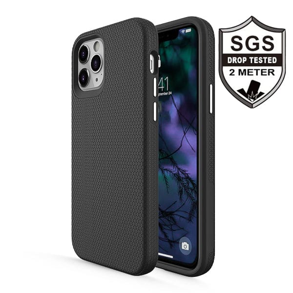 Urban Cases & Covers Black Urban Pyramid Grip Case Apple iPhone 12 Pro Max