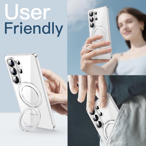 Samsung Galaxy S26 Ultra Case Compatible with MagSafe - (Clear)