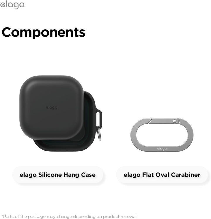 Samsung Galaxy Buds 4 Pro & Galaxy Buds 4 Case, Silicone Full Protection, Wireless Charging (Stone)