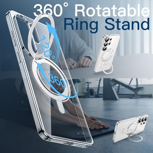 Samsung Galaxy S26 Ultra Case Compatible with MagSafe - (Clear)