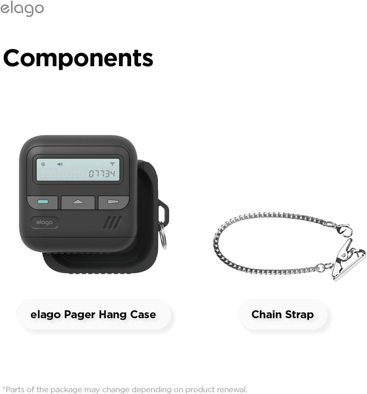 Samsung Galaxy Buds 4 Pro & Galaxy Buds 4 Cover, Landyard Included, Full Protection Pager Case (Black)