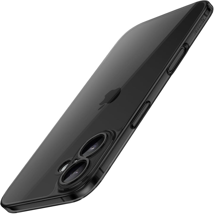 iPhone 17 Case 6.3-Inch Slim and thin with Camera Lens Full Protection, Ultra-Thin Lightweight Clear Minimalist Protective Phone Cover (Black)