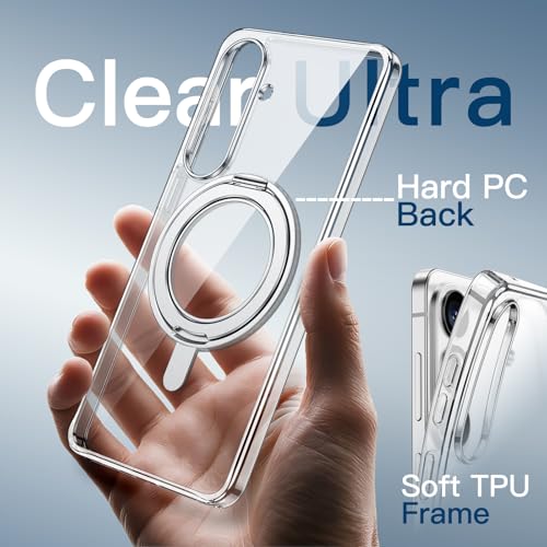 Samsung Galaxy S26 Ultra Case Compatible with MagSafe - (Clear)