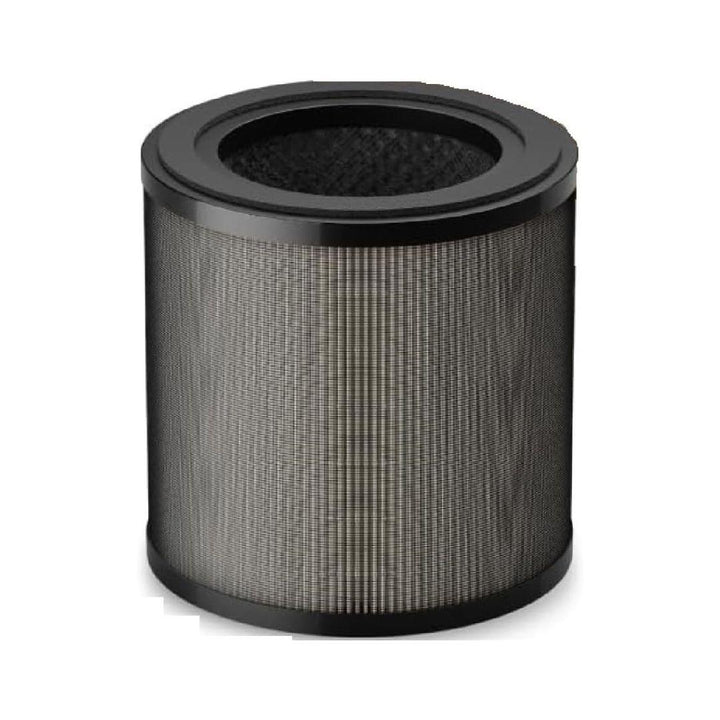 The MobileTechnica HEPA Filter Replacement for Philips 900 Series (AC0950, AC0951) features a cylindrical design with a fine mesh exterior, black top and bottom edges, and a hollow center, shown on a plain white background.