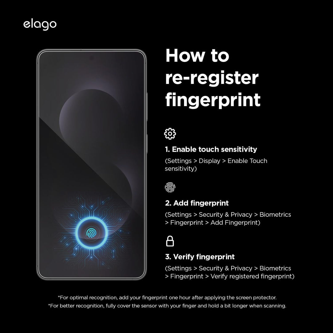 Samsung Galaxy S26 Ultra Screen Protector - Elago 2-pack