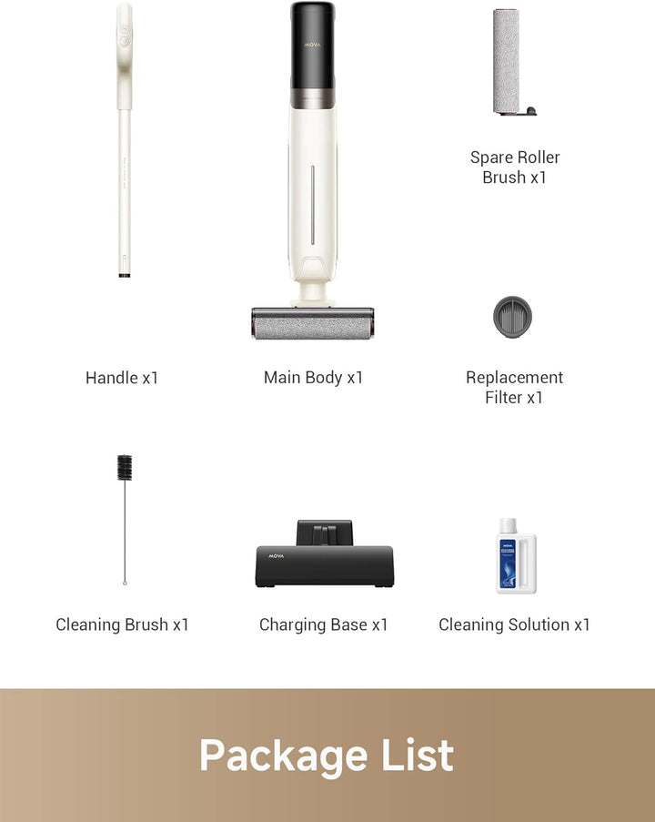 MOVA K30 Wet Dry Vacuum Cleaners, 18k Pa Suction