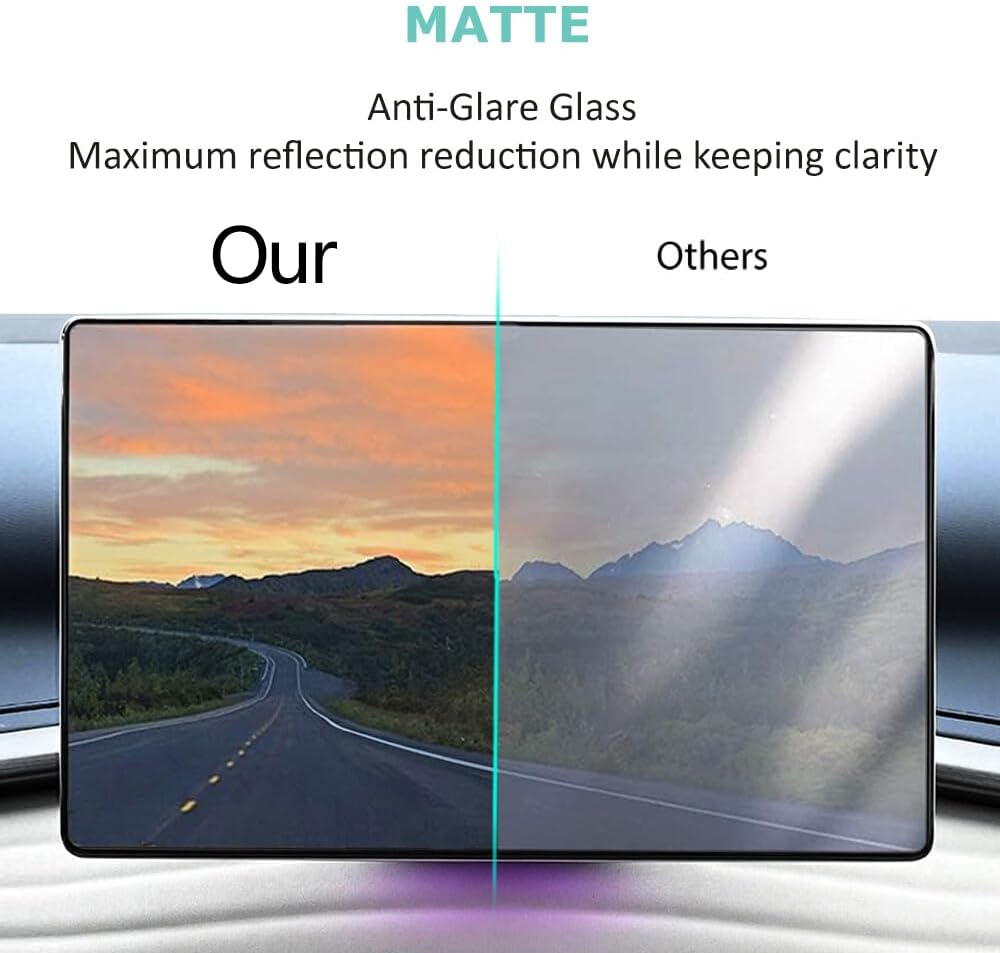 2 Pack Tempered Glass Screen Protector for BYD SHARK 6, CLEAR Combos Dashboard Touchscreen Navigation Touch Screen Protector Compatible With BYD Shark 6 Accessories