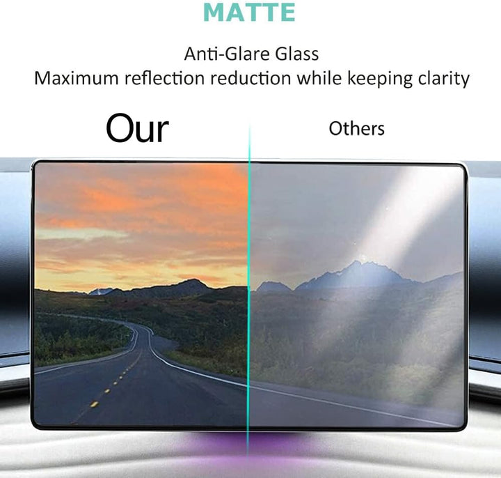 2 Pack Tempered Glass Screen Protector for BYD SHARK 6, CLEAR Combos Dashboard Touchscreen Navigation Touch Screen Protector Compatible With BYD Shark 6 Accessories