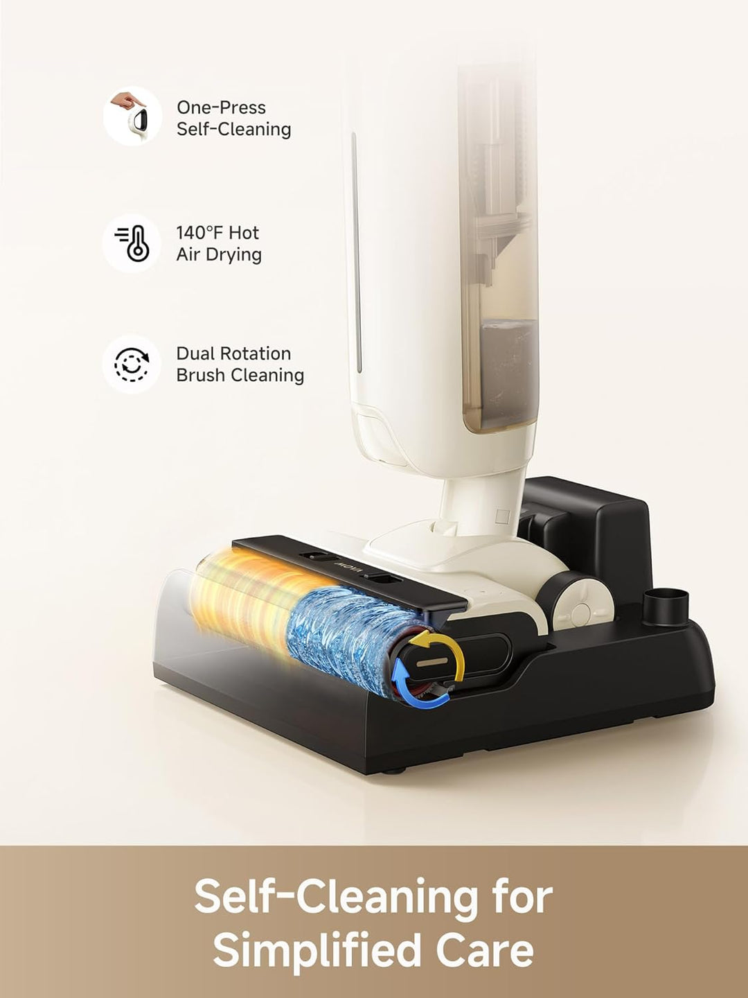 MOVA K30 Wet Dry Vacuum Cleaners, 18k Pa Suction