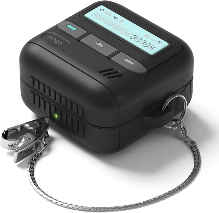 Samsung Galaxy Buds 4 Pro & Galaxy Buds 4 Cover, Landyard Included, Full Protection Pager Case (Black)