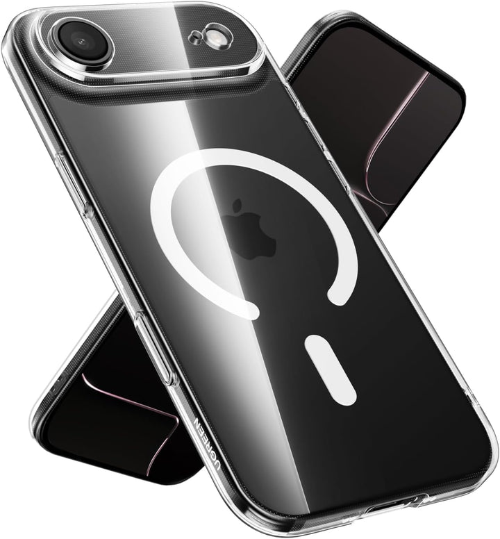 UGREEN Magnetic Case Compatible with iPhone 17 Pro Max 6.9-Inch, Compatible with MagSafe, Revolutionary iCrystal Tech, MIL-Grade Protection, Anti-Scratch, Camera Protective, Clear