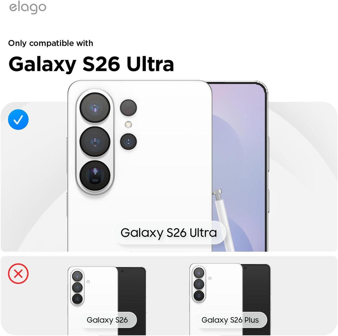 Samsung Galaxy S26 Ultra Screen Protector - Elago 2-pack