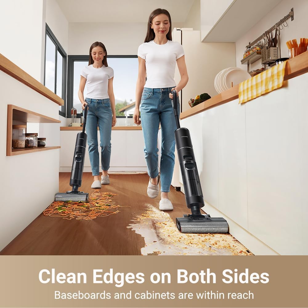 dreame G10 Pro Wet Dry Vacuum Cleaner, Cordless Vacuum Mop All in One with Auto Self-Cleaning, Floor Cleaner Machine for Hard Floor, 35 Mins Runtime, Edge Cleaning, Self-Propelled Vacuum Mop Combo