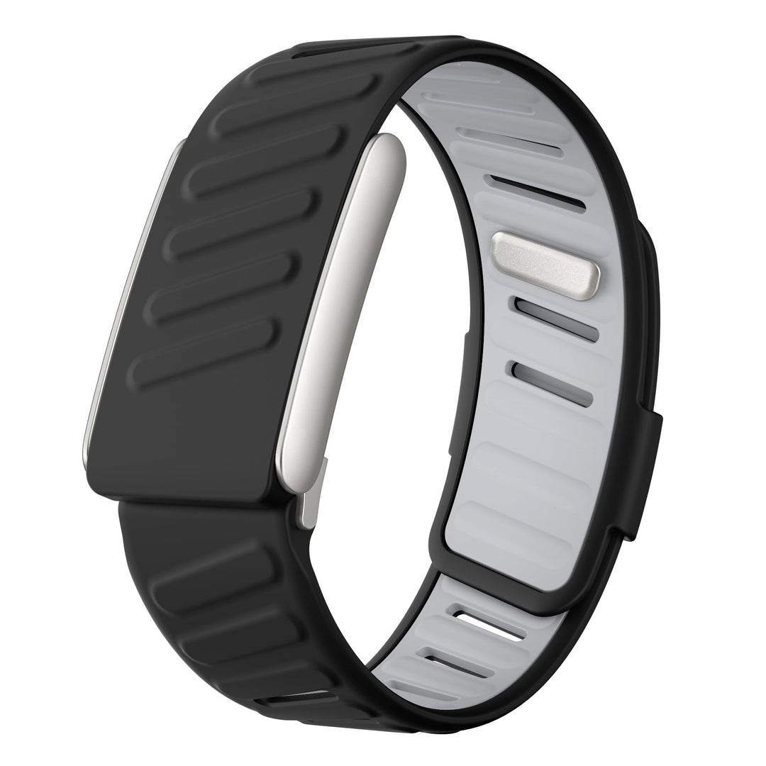 Comfort Durable Silicone Wristband Compatible with WHOOP 5.0, Whoop MGBand, Soft Silicone Sports Loop Strap for Men & Women, with U Shapped