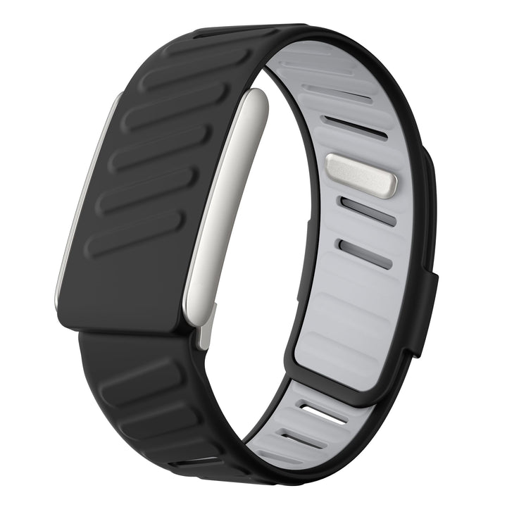 Comfort Durable Silicone Wristband Compatible with WHOOP 5.0, Whoop MGBand, Soft Silicone Sports Loop Strap for Men & Women, with U Shapped