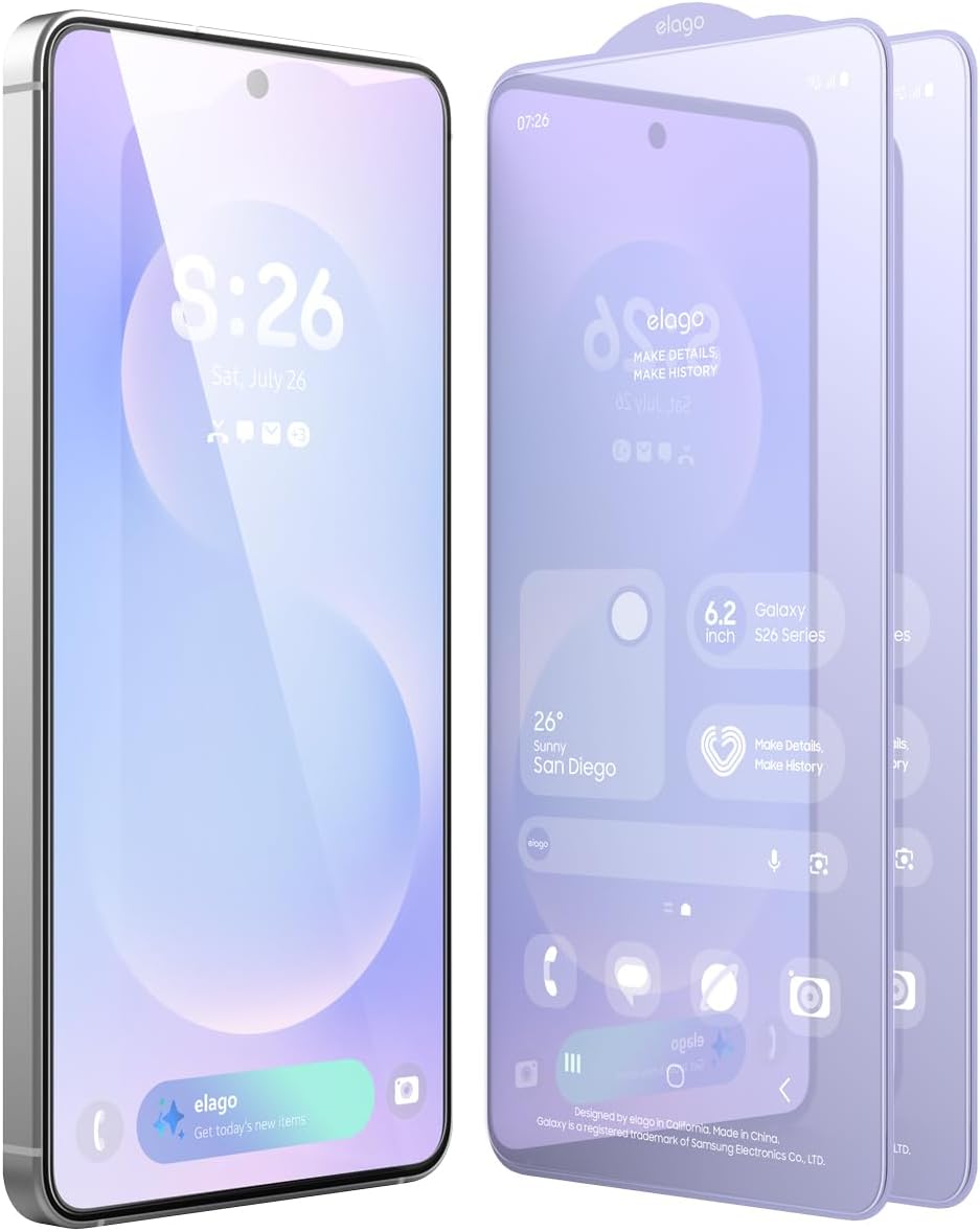 Samsung Galaxy S26 Ultra Screen Protector - Elago 2-pack