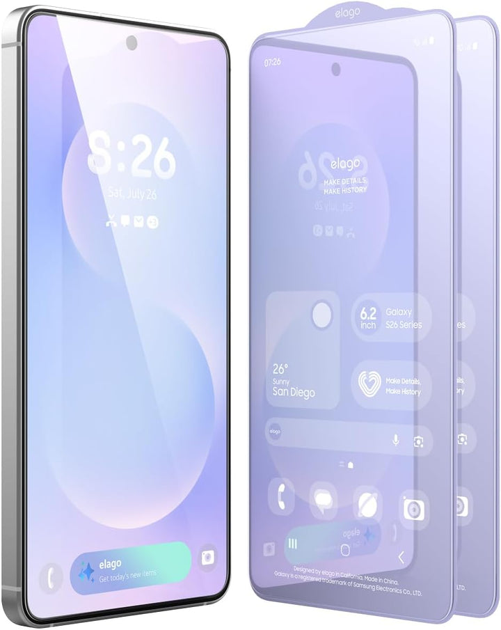 Samsung Galaxy S26 Ultra Screen Protector - Elago 2-pack