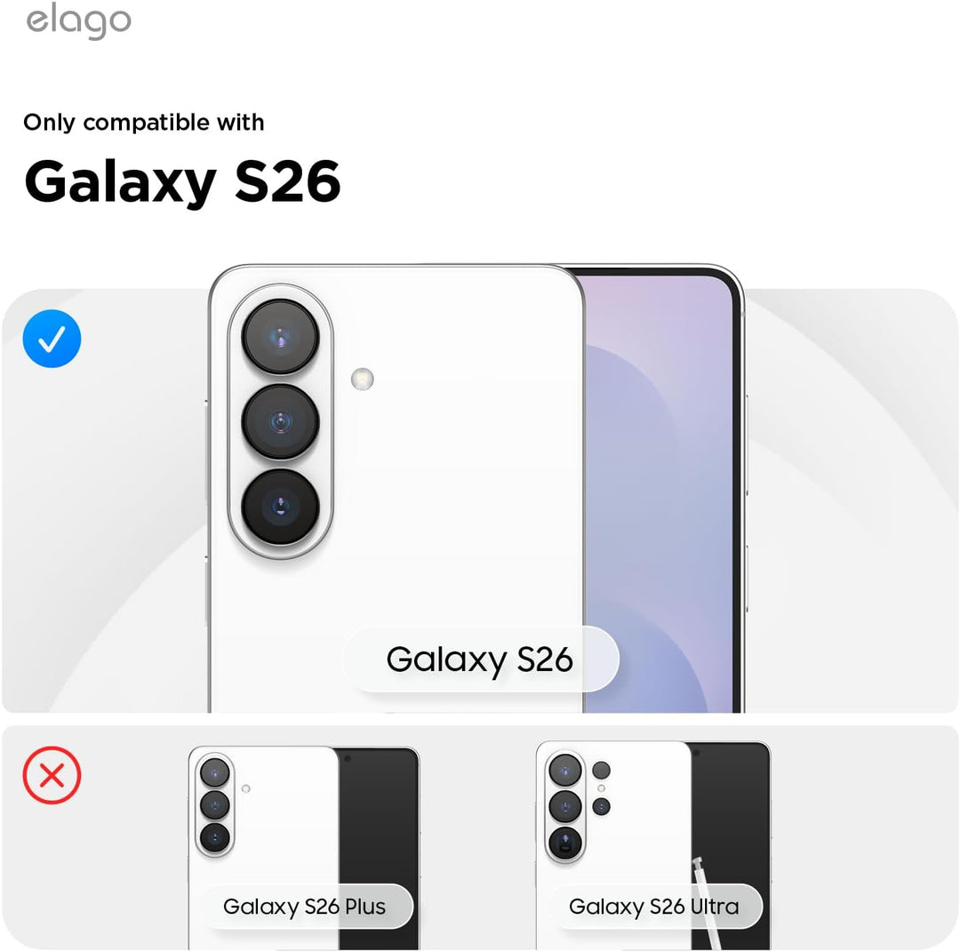 Samsung Galaxy S26 Ultra Screen Protector - Elago 2-pack