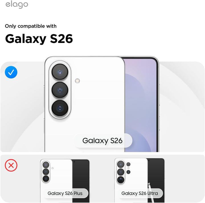 Samsung Galaxy S26 Ultra Screen Protector - Elago 2-pack