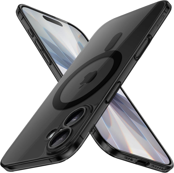 iPhone 17 Case 6.3-Inch, Slim & Magsafe, Camera Lens Full Protection, Ultra-Thin Lightweight Clear Minimalist Protective Phone Cover (Black)