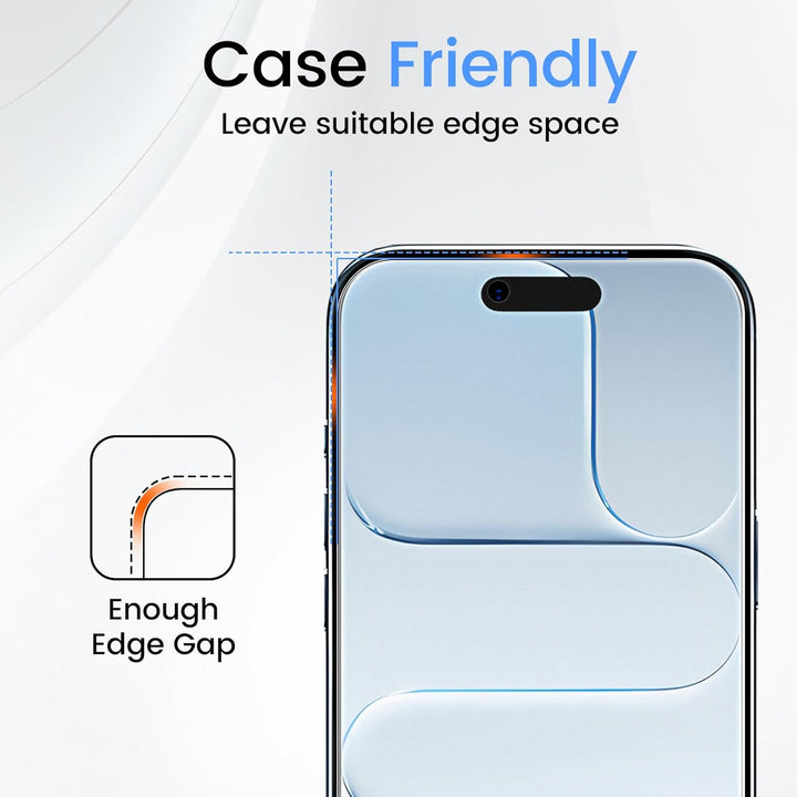 TQLGY Privacy Screen Protector for iPhone 17 Air 6.5-Inch, Anti-Spy Private Tempered Glass with Easy Installation Tool, Anti-Scratch, Case Friendly, 2-Pack