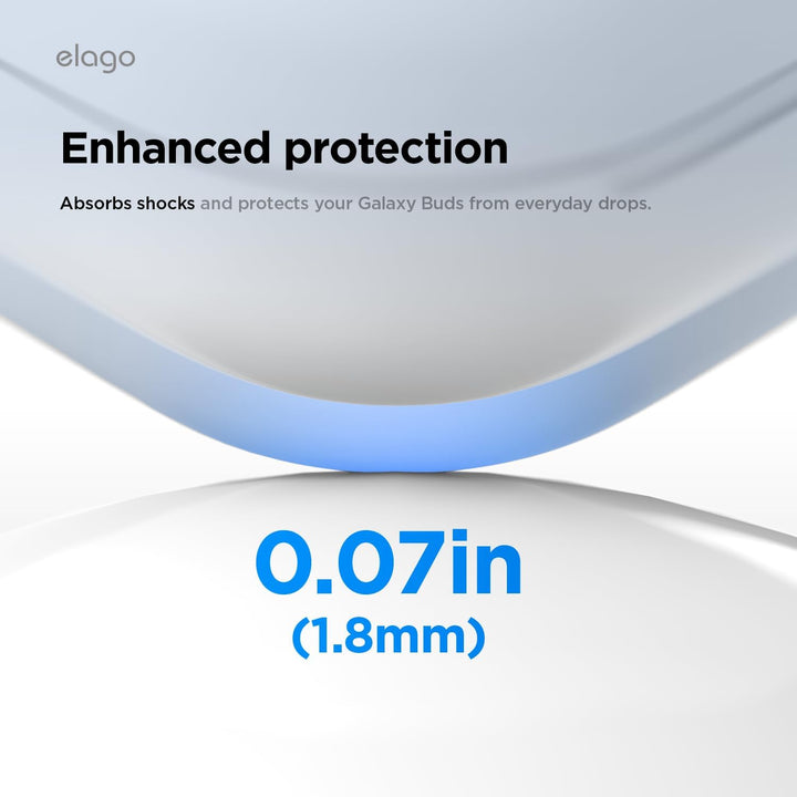 Samsung Galaxy Buds 4 Pro & Galaxy Buds 4 Case, Silicone Full Protection, Wireless Charging (Stone)