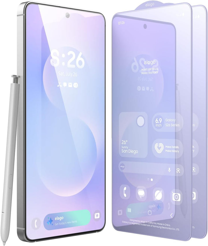 Samsung Galaxy S26 Ultra Screen Protector - Elago 2-pack