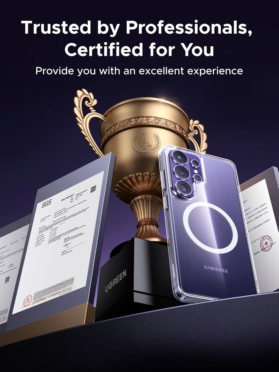 Galaxy S26 Ultra Case with MagSafe - UGREEN Clear