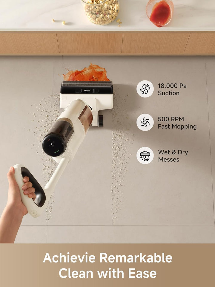 MOVA K30 Wet Dry Vacuum Cleaners, 18k Pa Suction