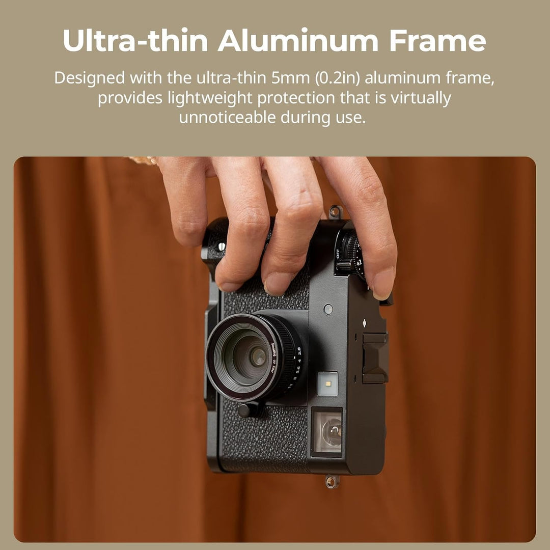SmallRig Magnetic UV Filter for FUJIFILM X Half Camera, Optical Glass Lens, Lightweight Aluminum Frame, 99% Light Transmittance, Waterproof & Anti-Scratch Multi-Coating, Cleaning Cloth (Black) - 5214