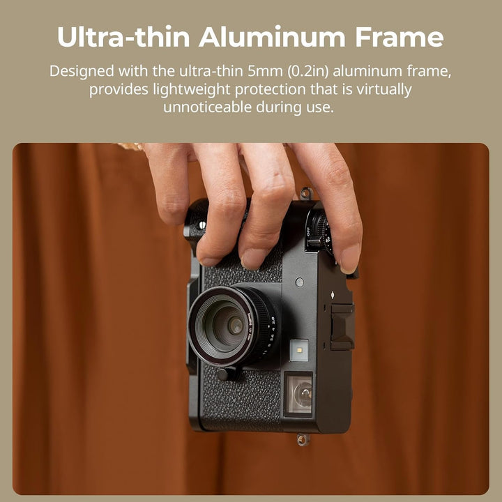 SmallRig Magnetic UV Filter for FUJIFILM X Half Camera, Optical Glass Lens, Lightweight Aluminum Frame, 99% Light Transmittance, Waterproof & Anti-Scratch Multi-Coating, Cleaning Cloth (Black) - 5214