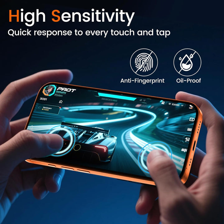 TQLGY Matte Screen Protector for iPhone 17 Pro Max 6.9-Inch, Anti-Glare & Anti-Fingerprint Tempered Glass with Easy Installation Tool, Anti-Scratch, Case-Friendly, Smooth as Silk, 2-Pack