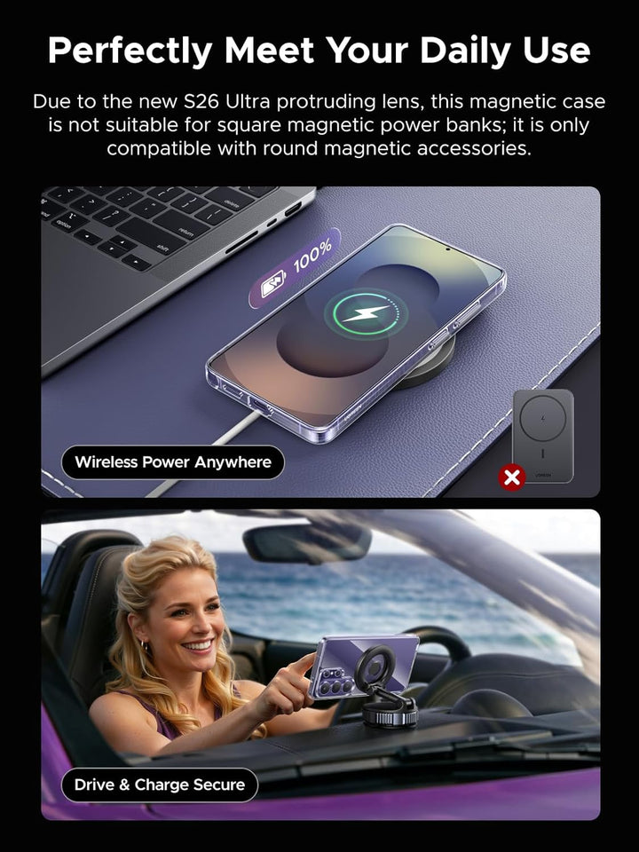 Galaxy S26 Ultra Case with MagSafe - UGREEN Clear