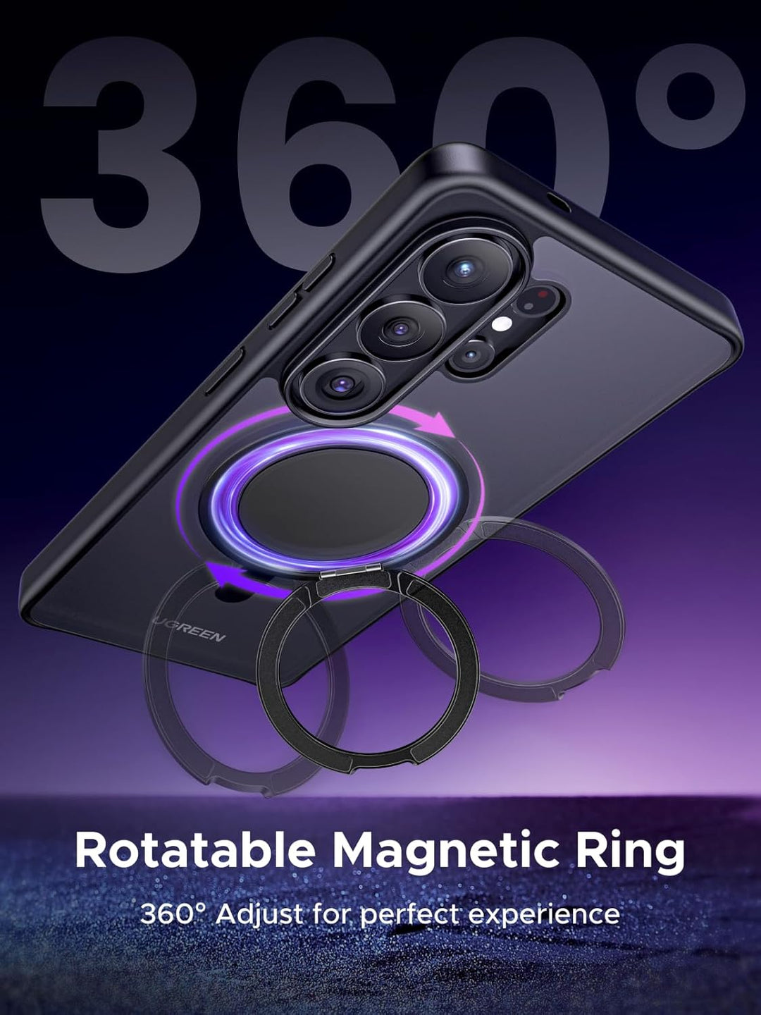 Galaxy S26 Ultra Case with MagSafe Phone Cover, Black - UGREEN