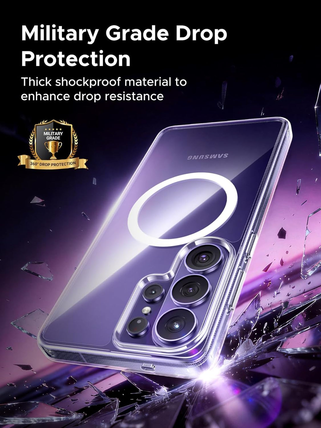 Galaxy S26 Ultra Case with MagSafe - UGREEN Clear