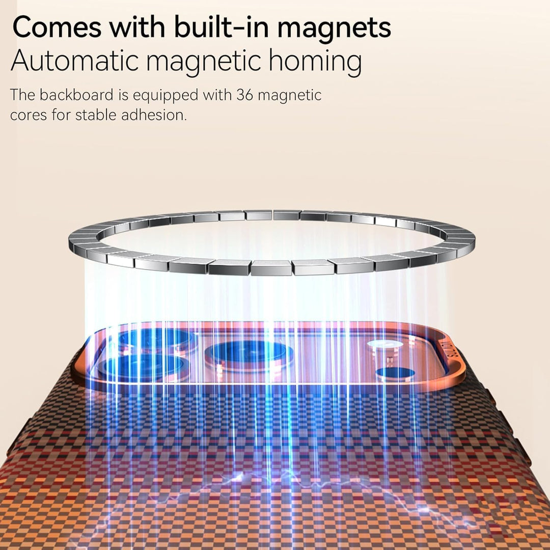 Case for iPhone 17 Pro Max: Business Men Slim Magnetic Anti Fall Cover (Compatible with MagSafe) - 1500D Aramid Fiber Textures Design Thin & Light Cover with a Caseless Feel - 6.9 inch (Brown)