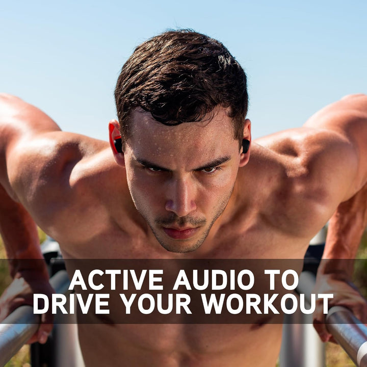 BlueAnt Pump Air X2 True Wireless in Ear Buds, IP67 Waterproof, 77 Hours Battery Life, Charging case, Deep bass, Noise Cancelling, 7 Comfortseal Tips, 6mm Drivers, Lightweight 4g per Bud, Easy Set up