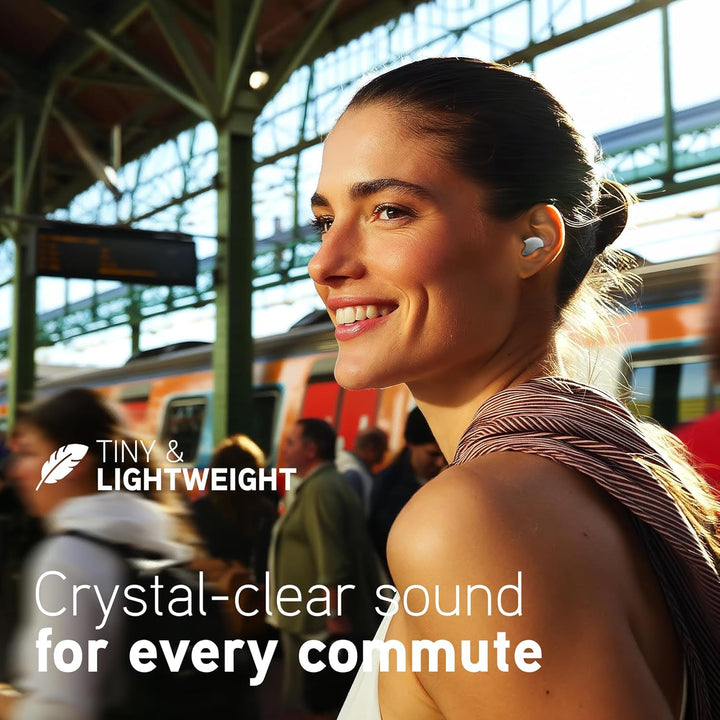 BlueAnt Pump Air Micro True Wireless in Ear Buds, Lightweight 4g Design, Compact Charging Case, Powerful Sound, IP54 Sweatproof/Splashproof, All-Day Battery Life, 6mm Driver, 30hrs Playtime, Black